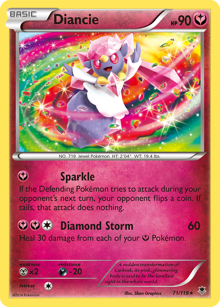 Diancie (71/119) [XY: Phantom Forces] | North Game Den