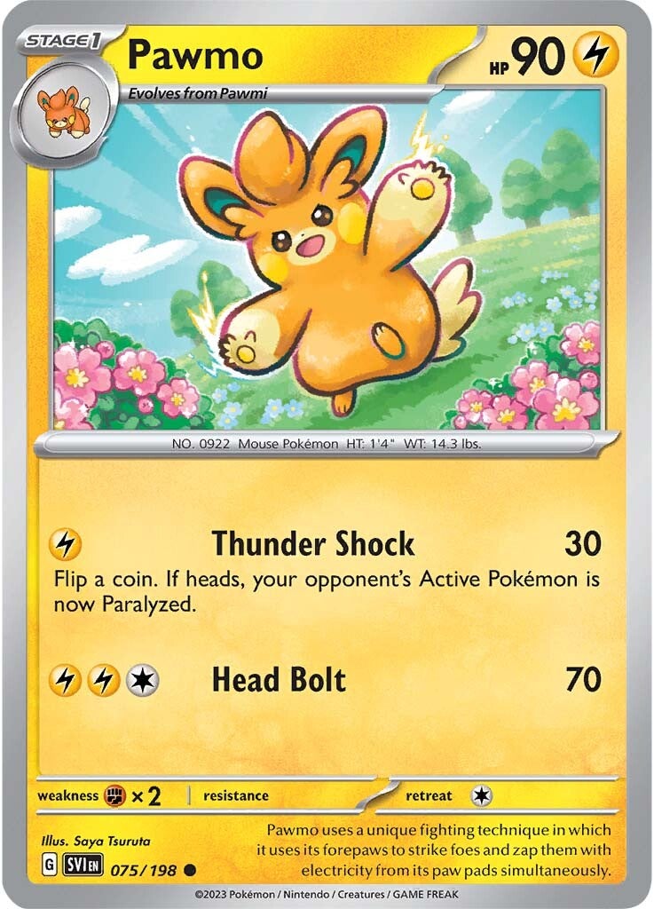 Pawmo (075/198) [Scarlet & Violet: Base Set] | North Game Den
