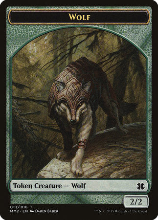 Wolf Token [Modern Masters 2015 Tokens] | North Game Den