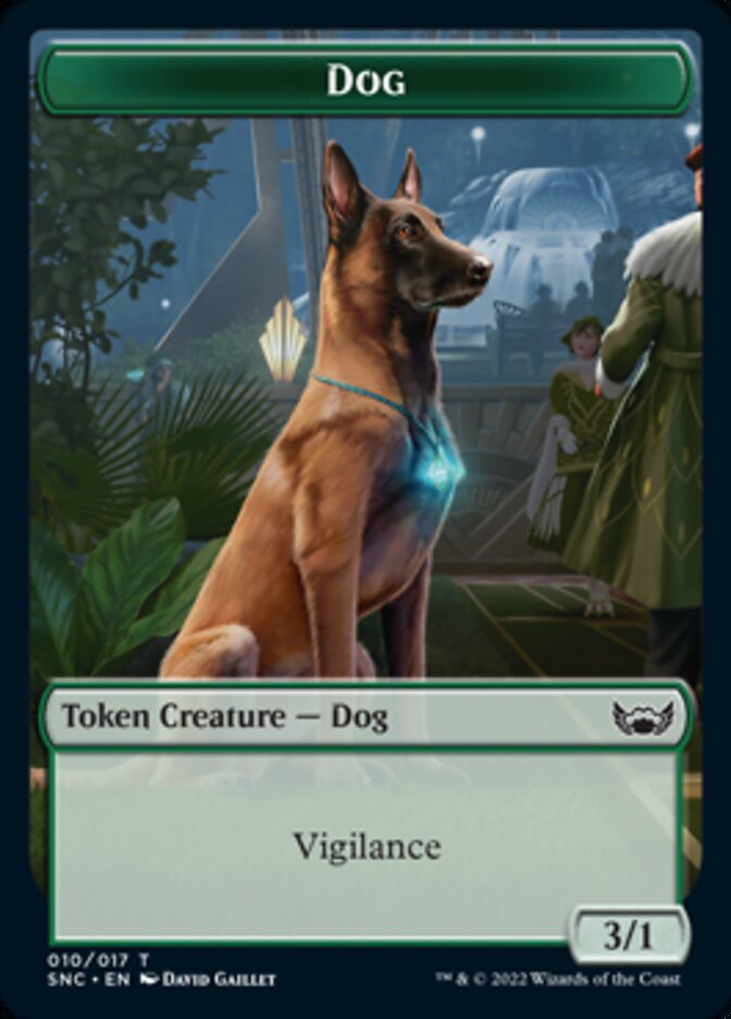 Dog Token [Streets of New Capenna Tokens] | North Game Den