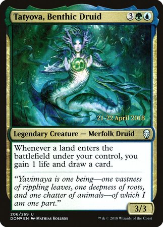 Tatyova, Benthic Druid [Dominaria Promos] | North Game Den