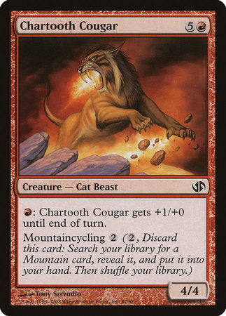 Chartooth Cougar [Duel Decks: Jace vs. Chandra] | North Game Den