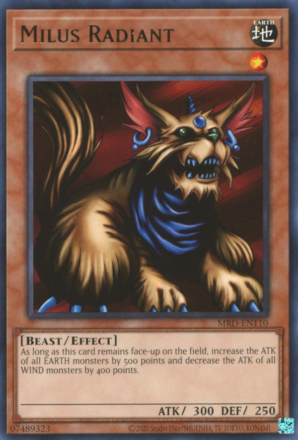 Milus Radiant [MRD-EN110] Rare | North Game Den