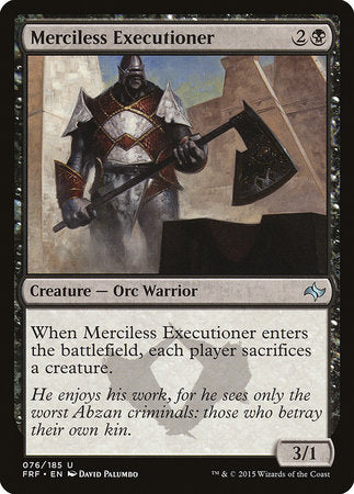 Merciless Executioner [Fate Reforged] | North Game Den