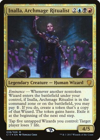 Inalla, Archmage Ritualist [Commander 2017] | North Game Den