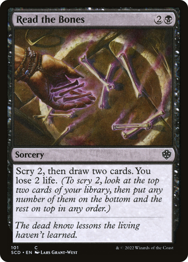 Read the Bones [Starter Commander Decks] | North Game Den