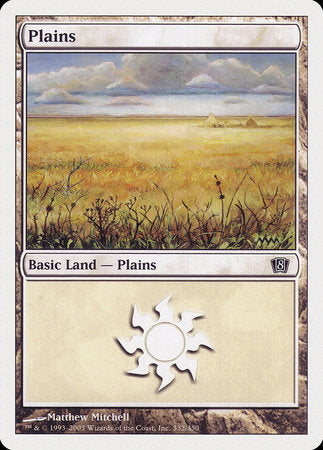 Plains (332) [Eighth Edition] | North Game Den