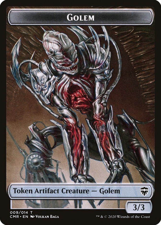 Golem Token [Commander Legends Tokens] | North Game Den