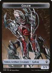 Golem // Zombie Token [Commander Legends Tokens] | North Game Den