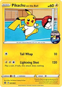 Pikachu on the Ball (001/005) [Miscellaneous Cards] | North Game Den