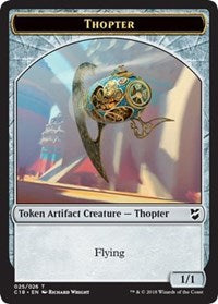 Thopter (025) // Servo Double-sided Token [Commander 2018 Tokens] | North Game Den