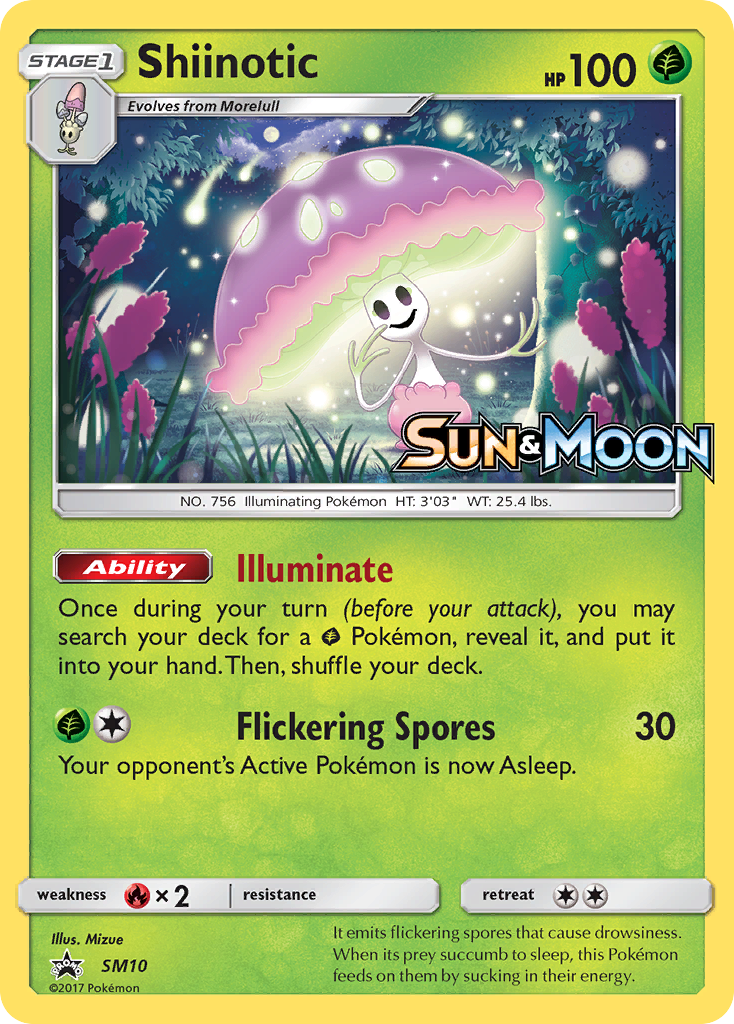 Shiinotic (SM10) [Sun & Moon: Black Star Promos] | North Game Den