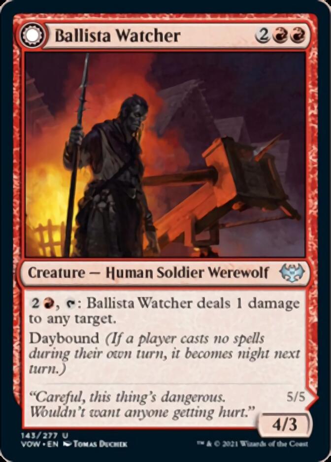 Ballista Watcher // Ballista Wielder [Innistrad: Crimson Vow] | North Game Den