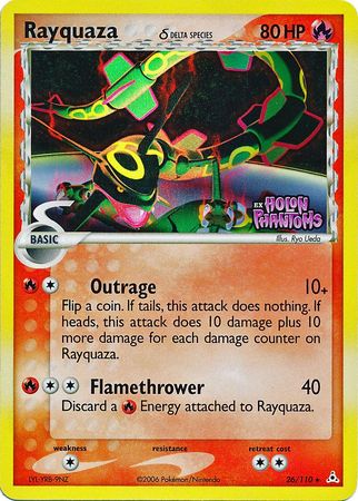 Rayquaza (26/110) (Delta Species) (Stamped) [EX: Holon Phantoms] | North Game Den