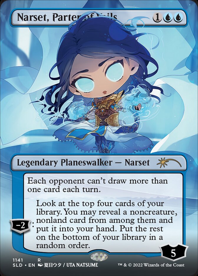 Narset, Parter of Veils (Borderless) [Secret Lair Drop Series] | North Game Den