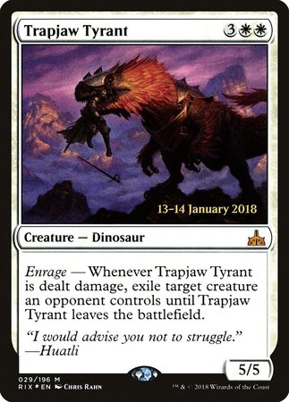 Trapjaw Tyrant [Rivals of Ixalan Promos] | North Game Den