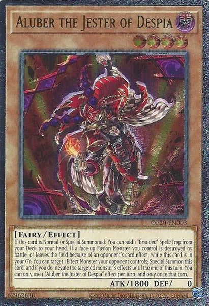 Aluber the Jester of Despia [OP20-EN003] Ultimate Rare – North Game Den