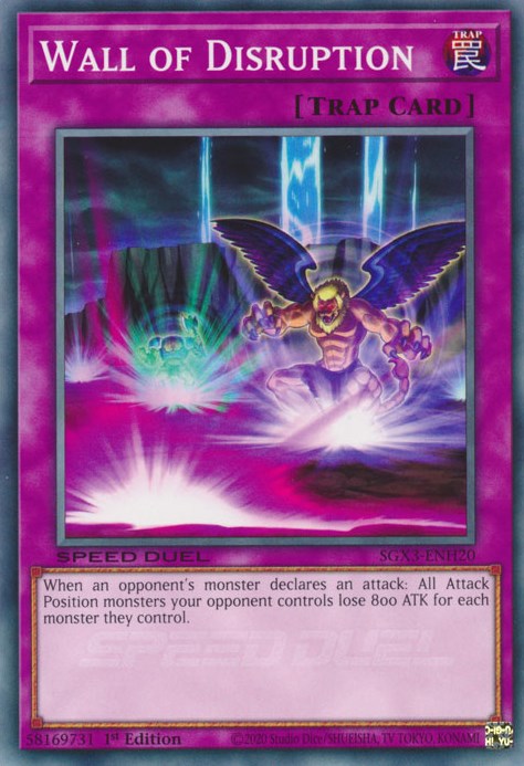 Wall of Disruption [SGX3-ENH20] Common | North Game Den