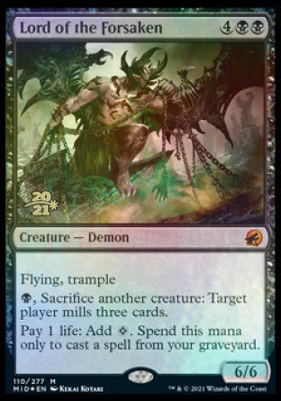 Lord of the Forsaken [Innistrad: Midnight Hunt Prerelease Promos] | North Game Den