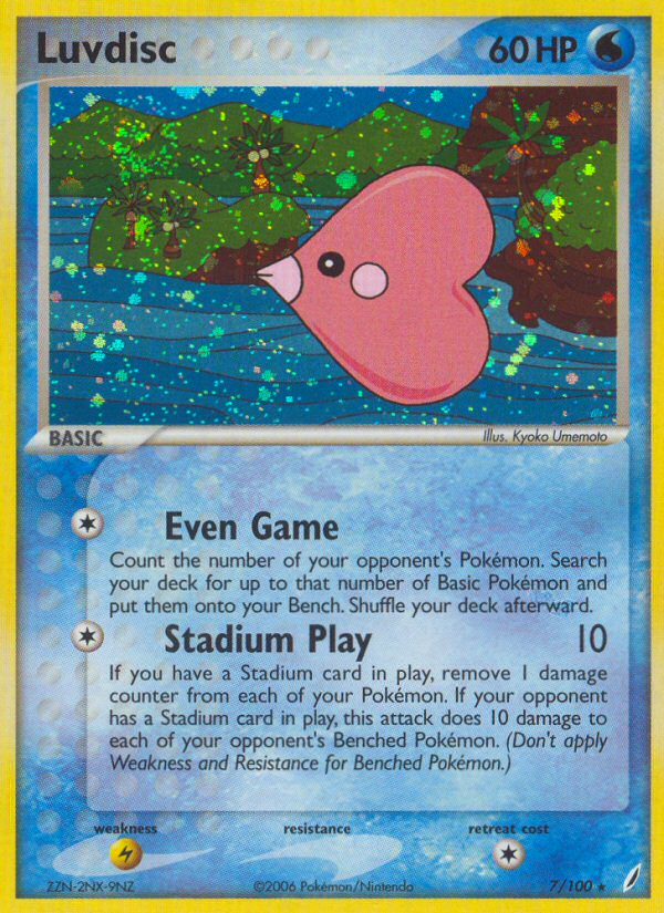 Luvdisc (7/100) [EX: Crystal Guardians] | North Game Den