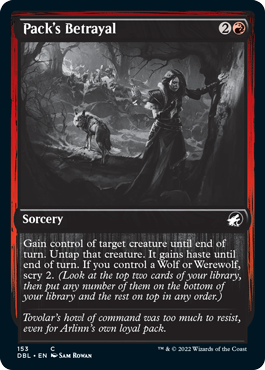 Pack's Betrayal [Innistrad: Double Feature] | North Game Den