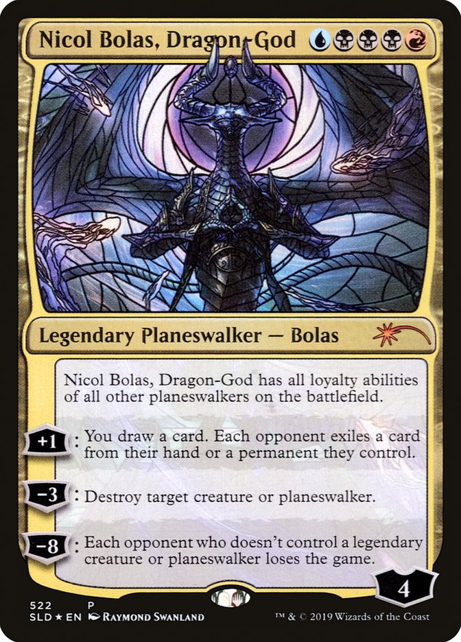 Nicol Bolas, Dragon-God (Stained Glass) [Secret Lair Drop Promos] | North Game Den