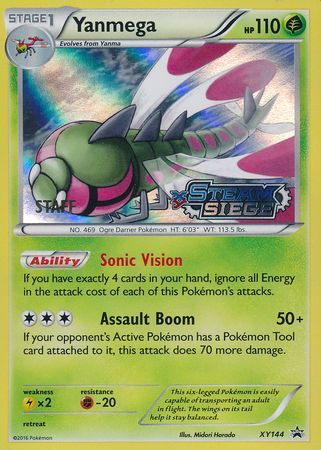 Yanmega (XY144) (Staff) [XY: Black Star Promos] | North Game Den
