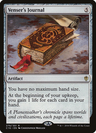 Venser's Journal [Commander 2016] | North Game Den