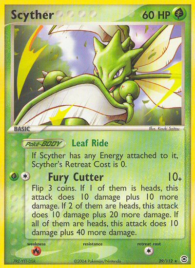 Scyther (29/112) [EX: FireRed & LeafGreen] | North Game Den