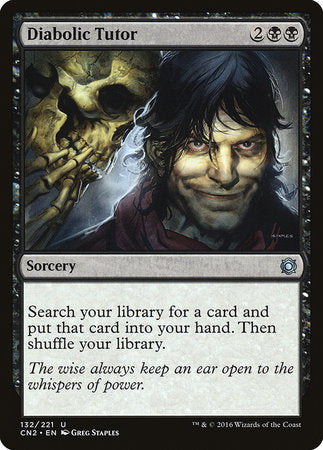 Diabolic Tutor [Conspiracy: Take the Crown] | North Game Den