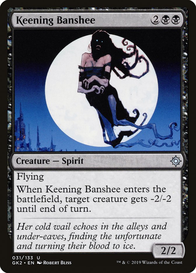 Keening Banshee [Ravnica Allegiance Guild Kit] | North Game Den