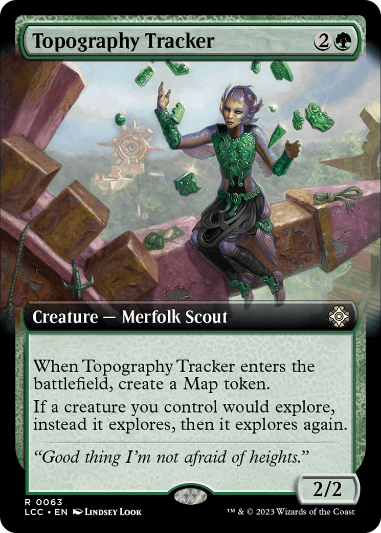 Topography Tracker (Extended Art) [The Lost Caverns of Ixalan Commander] | North Game Den
