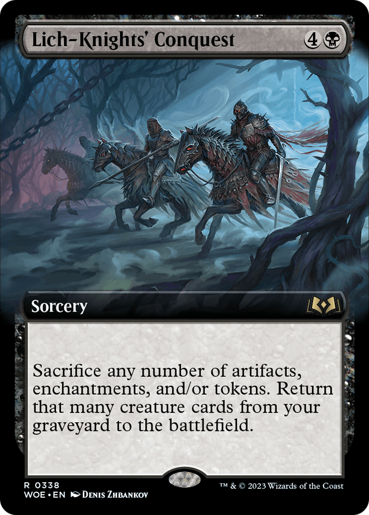 Lich-Knights' Conquest (Extended Art) [Wilds of Eldraine] | North Game Den