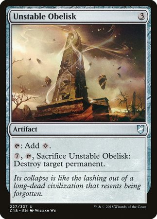 Unstable Obelisk [Commander 2018] | North Game Den