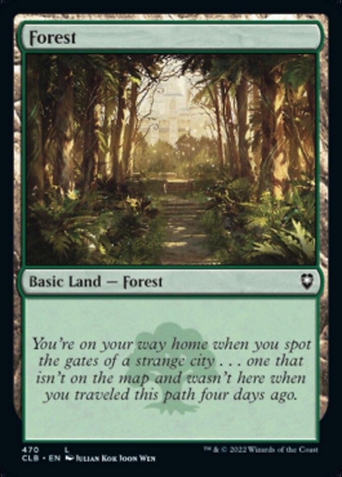 Forest (470) [Commander Legends: Battle for Baldur's Gate] | North Game Den