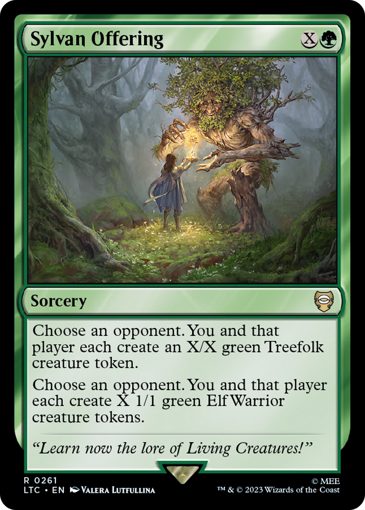 Sylvan Offering [The Lord of the Rings: Tales of Middle-Earth Commander] | North Game Den