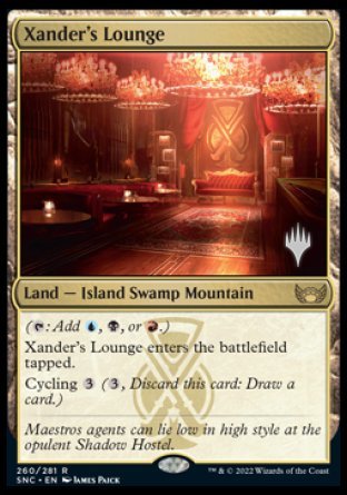 Xander's Lounge (Promo Pack) [Streets of New Capenna Promos] | North Game Den