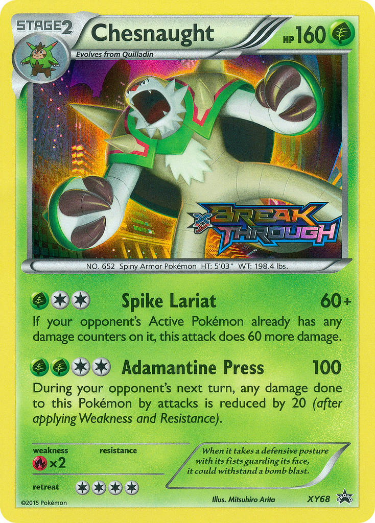 Chesnaught (XY68) [XY: Black Star Promos] | North Game Den