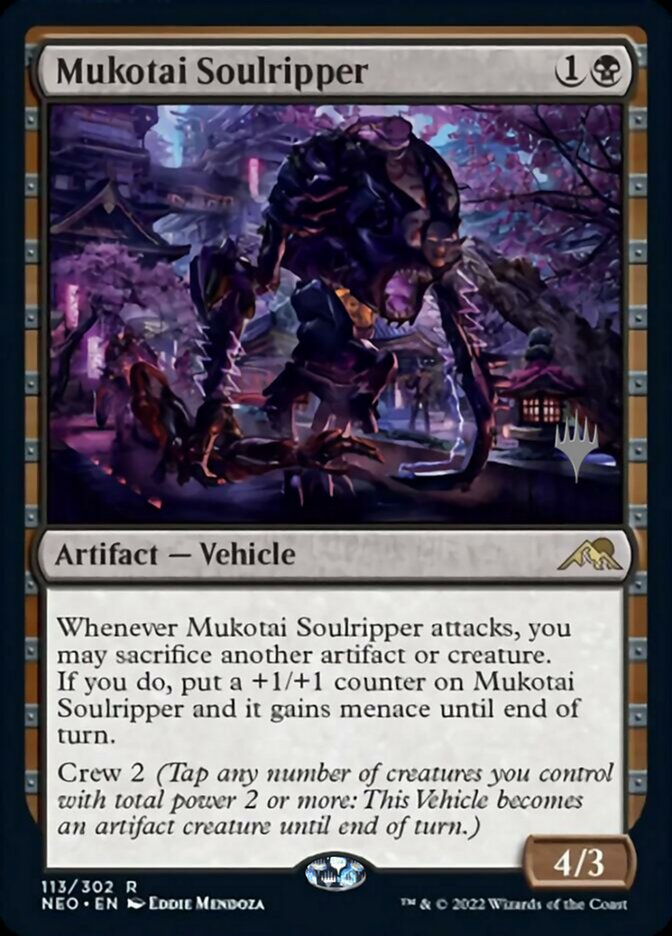 Mukotai Soulripper (Promo Pack) [Kamigawa: Neon Dynasty Promos] | North Game Den