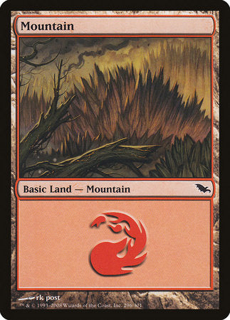 Mountain (296) [Shadowmoor] | North Game Den