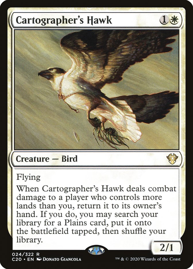 Cartographer's Hawk [Commander 2020] | North Game Den