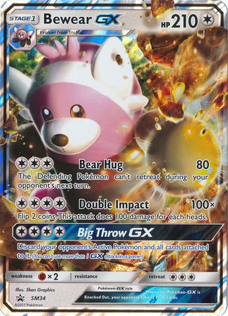 Bewear GX (SM34) (Jumbo Card) [Sun & Moon: Black Star Promos] | North Game Den