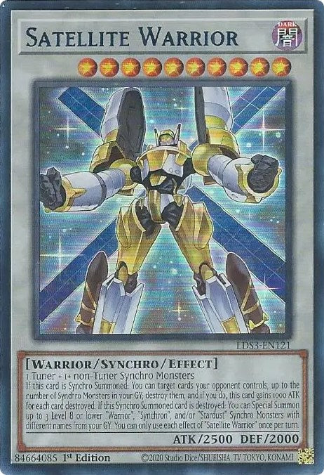 Satellite Warrior (Blue) [LDS3-EN121] Ultra Rare | North Game Den