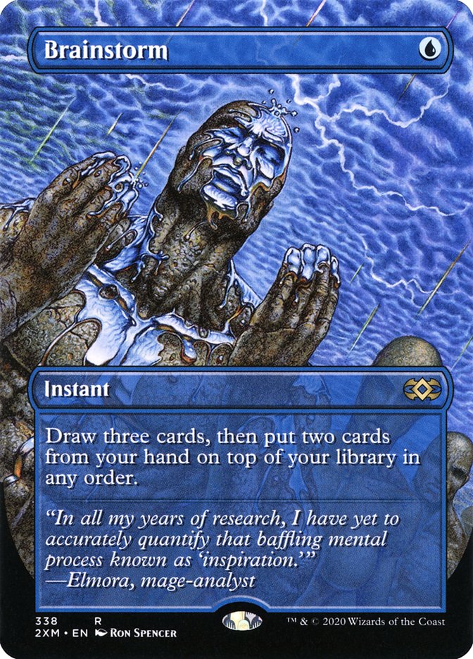 Brainstorm (Borderless) [Double Masters] | North Game Den