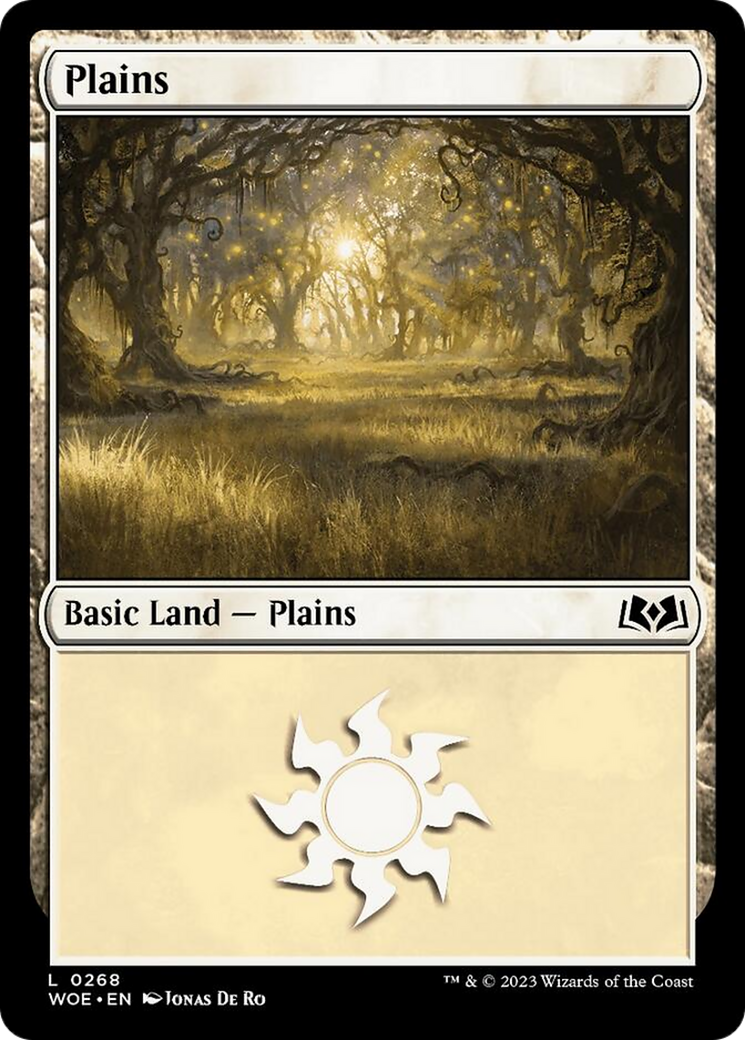 Plains (0268) [Wilds of Eldraine] | North Game Den