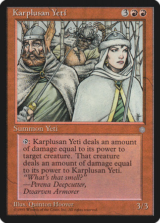 Karplusan Yeti [Ice Age] | North Game Den