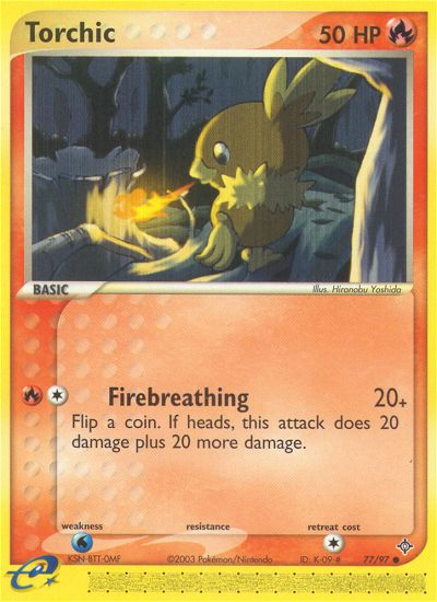 Torchic (77/97) [EX: Dragon] | North Game Den