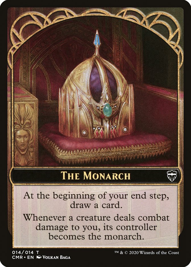 Soldier Token // The Monarch Token [Commander Legends Tokens] | North Game Den
