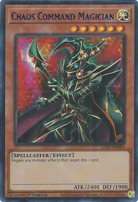 Chaos Command Magician (Blue) [LDS3-EN083] Ultra Rare | North Game Den