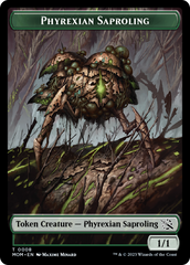 First Mate Ragavan // Phyrexian Saproling Double-Sided Token [March of the Machine Tokens] | North Game Den
